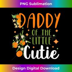 Daddy Little Cutie Baby Shower Orange 1st Birthday Party - Vibrant Sublimation Digital Download - Spark Your Artistic Genius