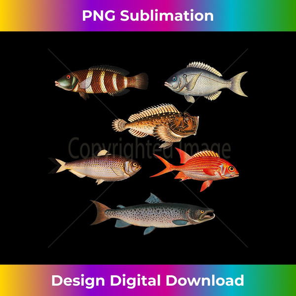 Fish Species Biology Types Of Freshwater Bait Fishing Retro - Sophisticated  PNG Sublimation File - Lively and Captivating Visuals