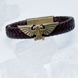 Imperial Aquila handmade bracelet from Warhammer 40k world