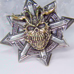 large chaos star pendant - nurgle