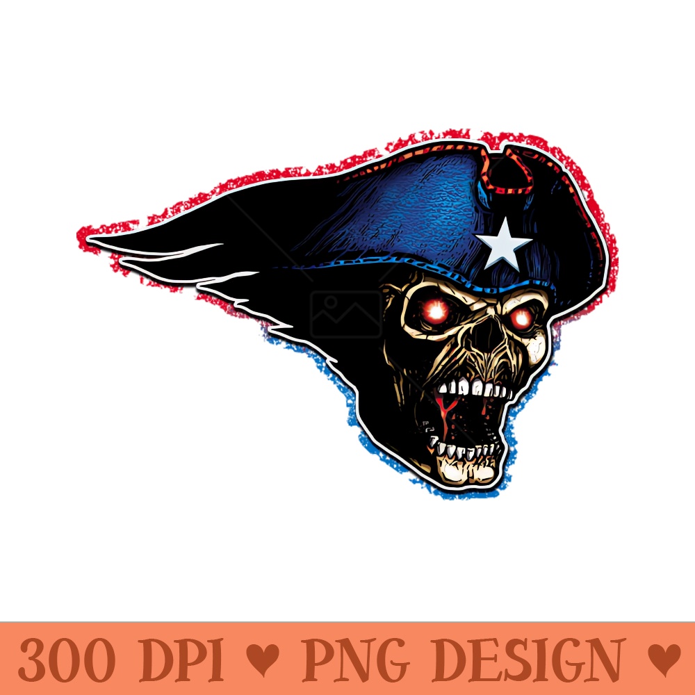 Patriot Zombie Skull - Sublimation PNG Designs - Customer Support
