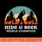 Retro Bigfoot Hide u0026 Seek World Champion - PNG Image Downloads - Unique