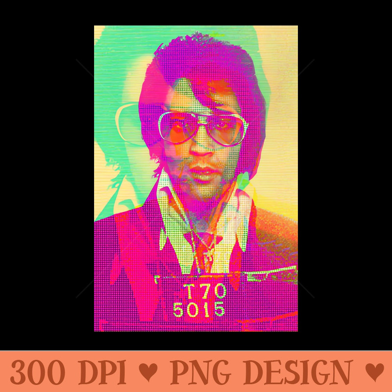 Elvis Mugshot - PNG Design Downloads - Customer Support