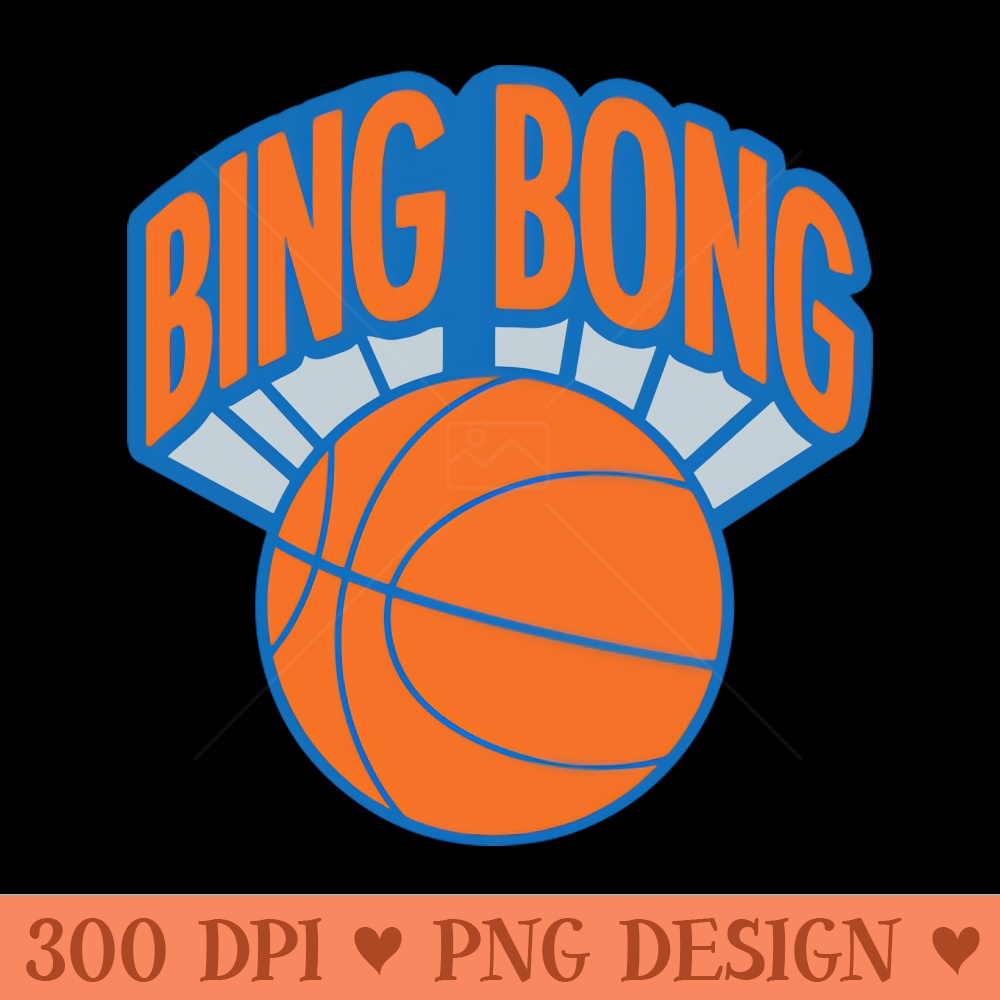Bing Bong New York Knicks Spoof Vintage - PNG Download Collection - High Quality 300 DPI