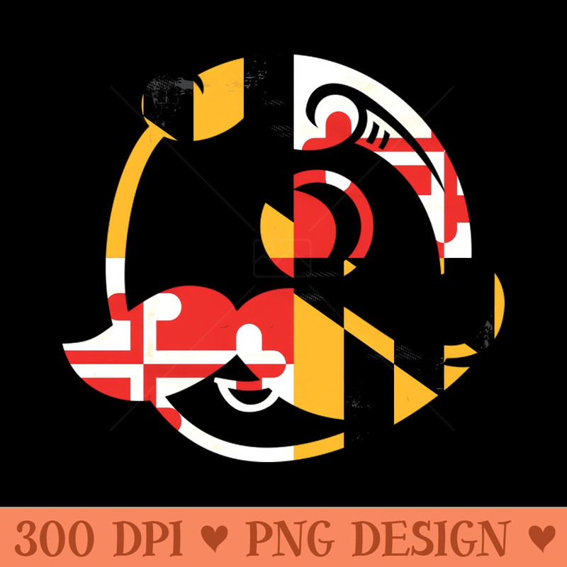 Natty Boh Maryland Flag - Digital PNG Download - Professional Design