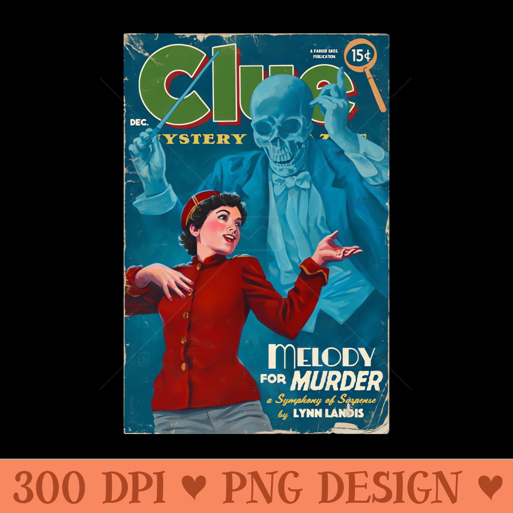 Melody for Murder - Sublimation PNG Designs - Good Value