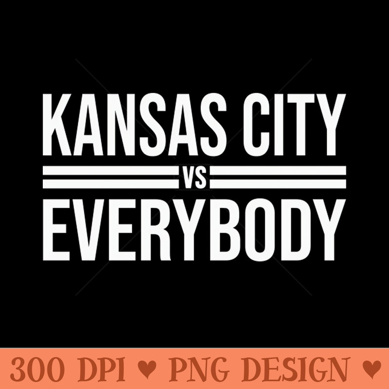 Everybody VS Kansas - PNG Illustrations - Professional Design