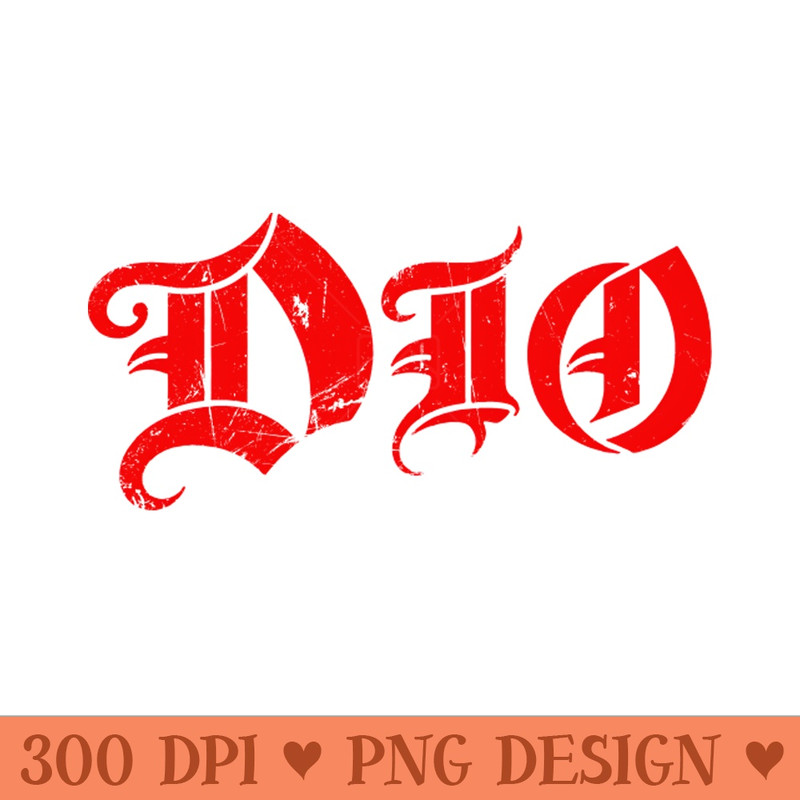 Dio Metal 80s - PNG Download Bundle - High Quality 300 DPI