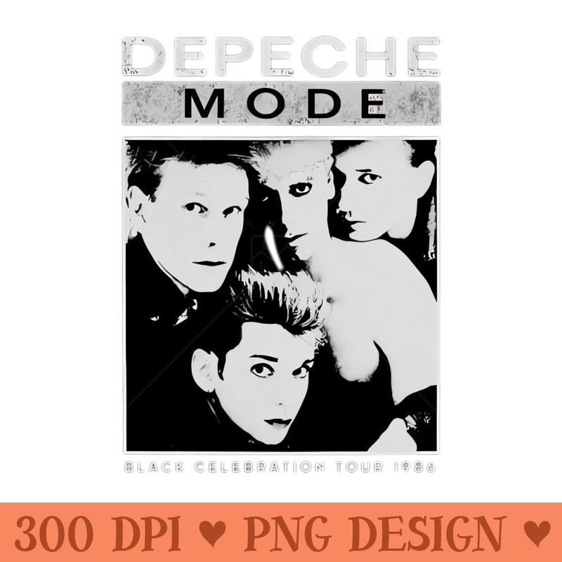 Depeche - Instant PNG Download - Unique