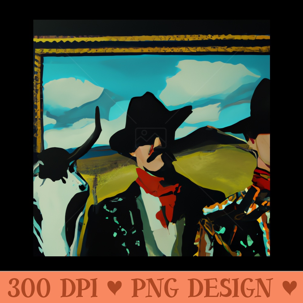 cowboys picture - Instant PNG Download - Customer Support