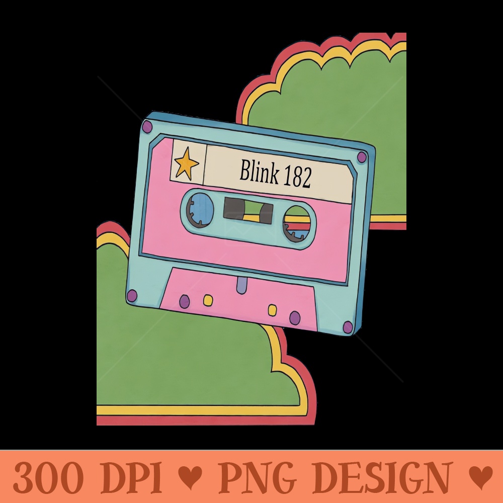 vintage cassette tape Blink - Transparent PNG - Professional Design