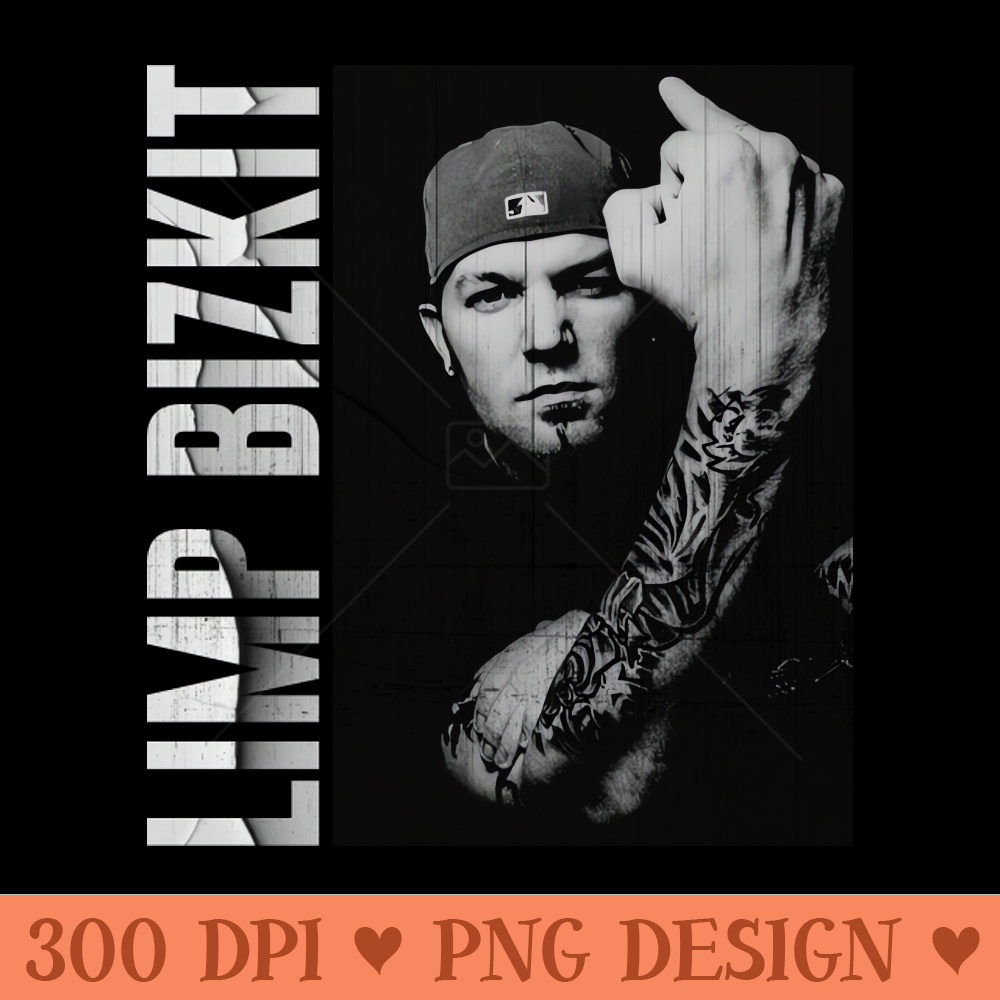 Limp Bizkit Vintage Distressed - Digital PNG Download - Convenience