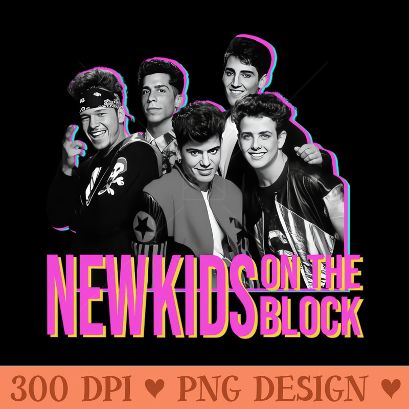 NKOTB - New Wave - Vector PNG Download - High Quality 300 DPI
