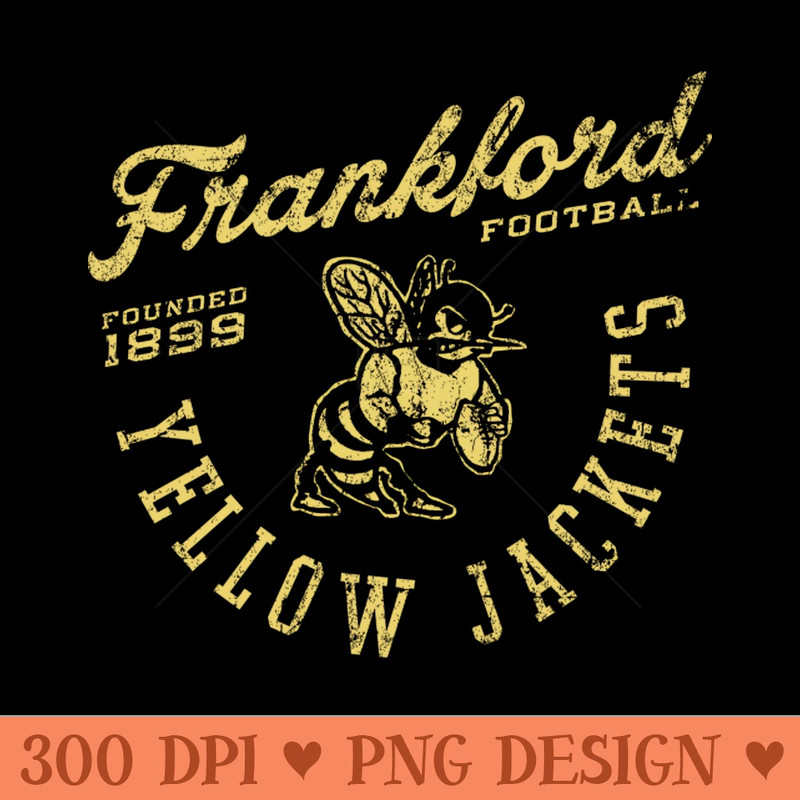 Frankford Yellow Jackets - Sublimation PNG Designs - Professional Design