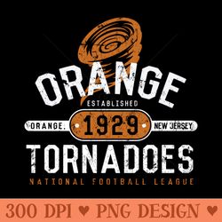 orange tornadoes football - premium png downloads