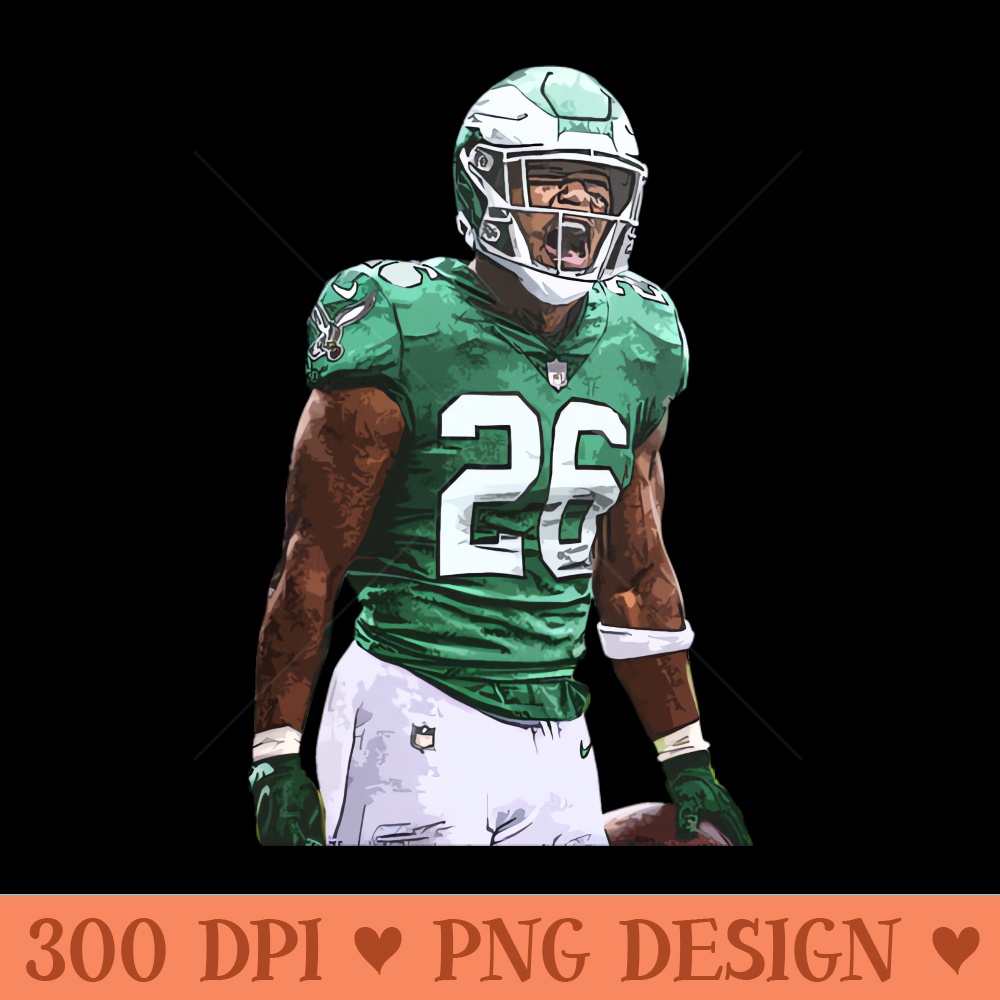 Saquon Eagles - Digital PNG Download - Unique