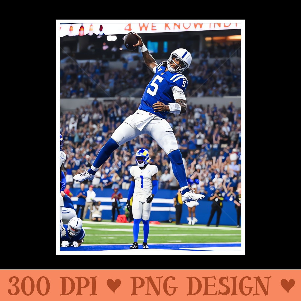 Anthony Richardson touch down - PNG Image Downloads - Good Value