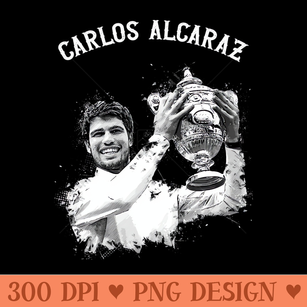 Carlos Alcaraz Winning Trophy - PNG File Download - Good Value