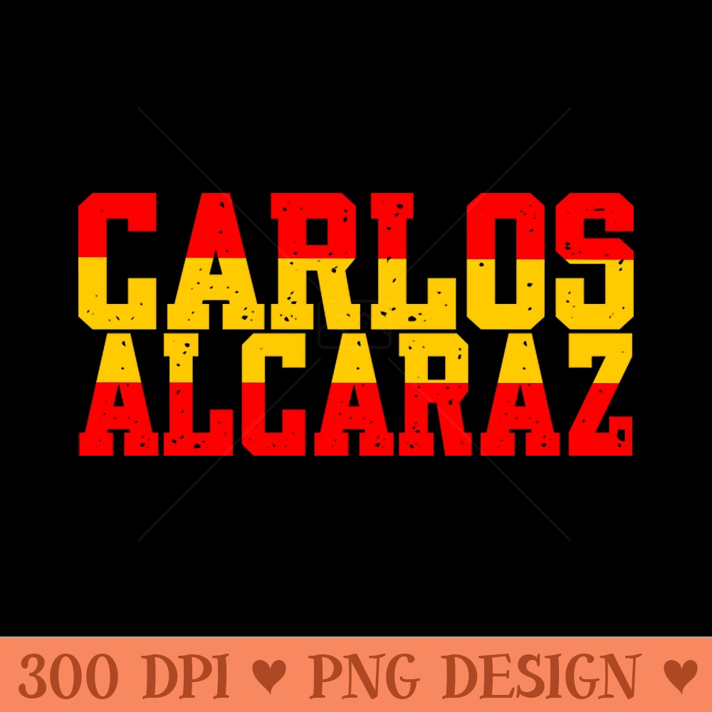 CARLOS ALCARAZ - SPAIN - PNG File Download - Convenience