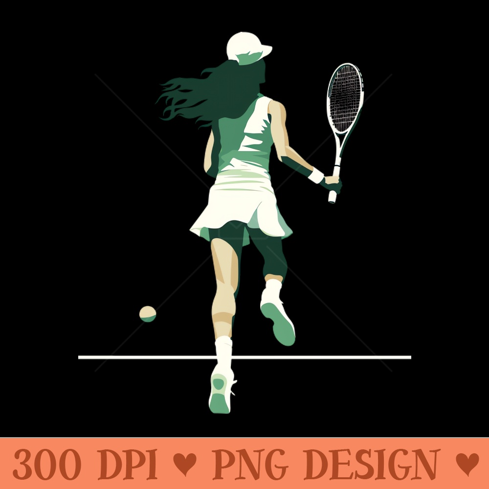 Original Retro Style Tennis Design - PNG Download Collection - Good Value