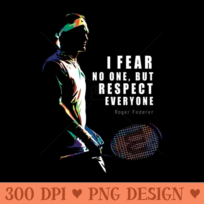 Roger Federer Inspirational Quote - PNG Download Pack - Popularity