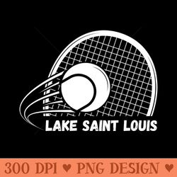lake saint louis tennis racquet - png artwork