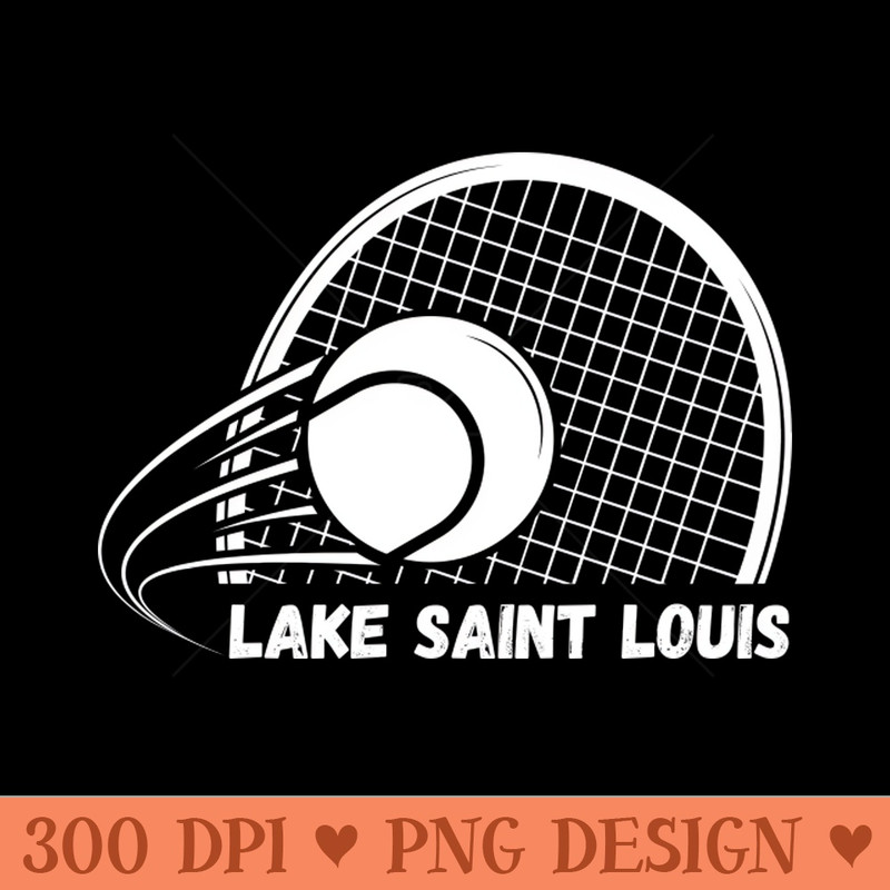 Lake Saint Louis Tennis Racquet - PNG Artwork - Variety