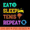Table Tennis Eat sleep tennis repeat - PNG Graphics - Good Value