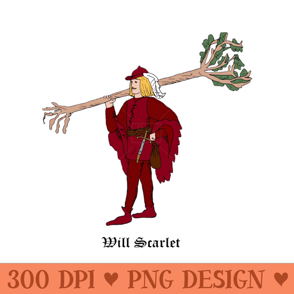 Will Scarlet - PNG Artwork - Unique