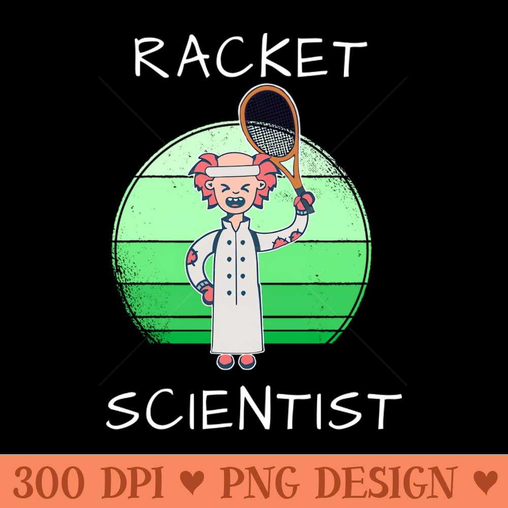 Racket Scientist - PNG Download - Popularity