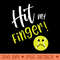 Funny Tennis Excuse I Hit My Finger - PNG Image Downloads - Unique