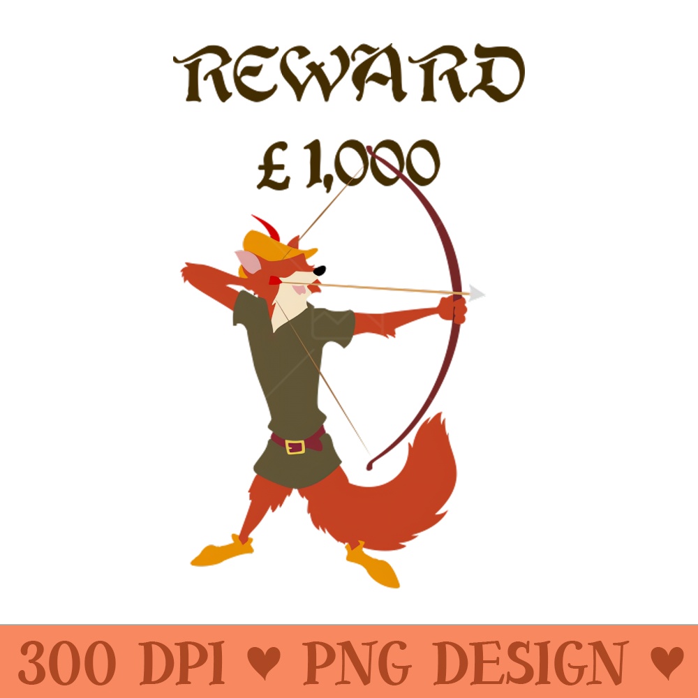 Robin Hood Reward - Download PNG Graphics - High Quality 300 DPI
