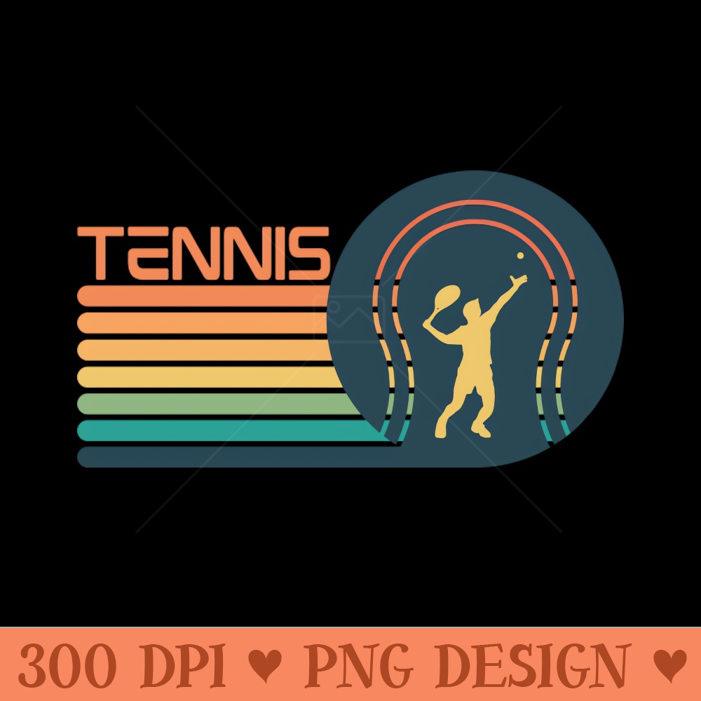 Vintage tennis - PNG Download Library - High Quality 300 DPI