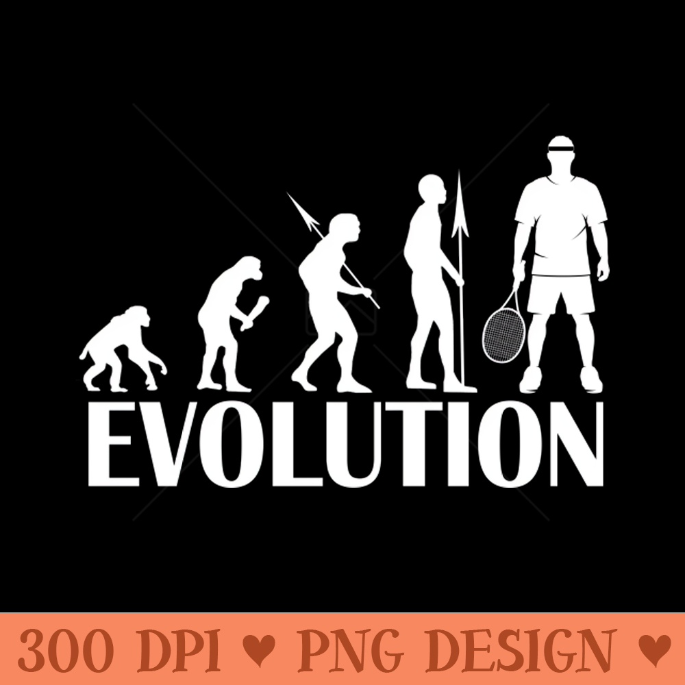 Evolution of Tennis - Download PNG Graphics - Professional Design