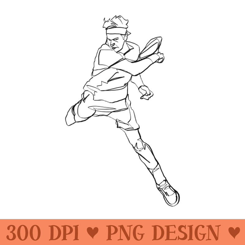 TENNIS ART - PNG Illustrations - Professional Design