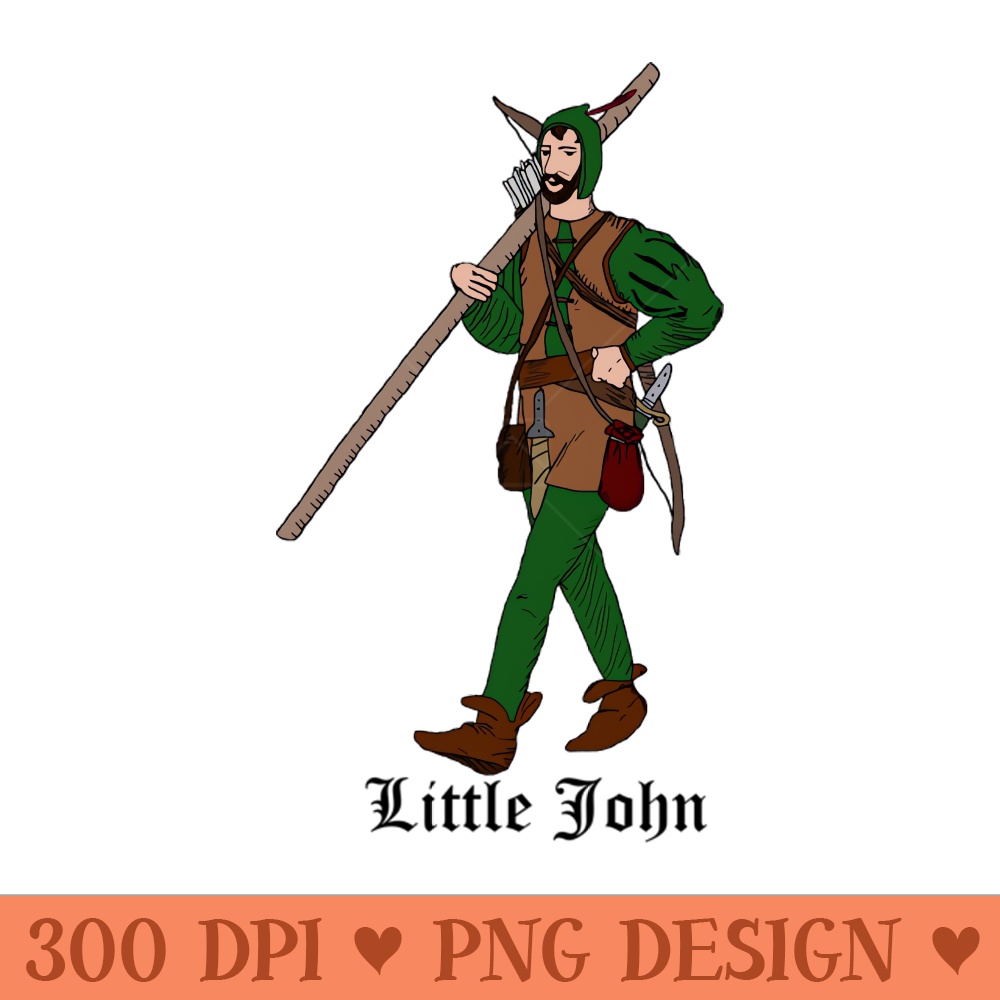 Little John with quarterstaff - PNG Download Collection - Flexibility