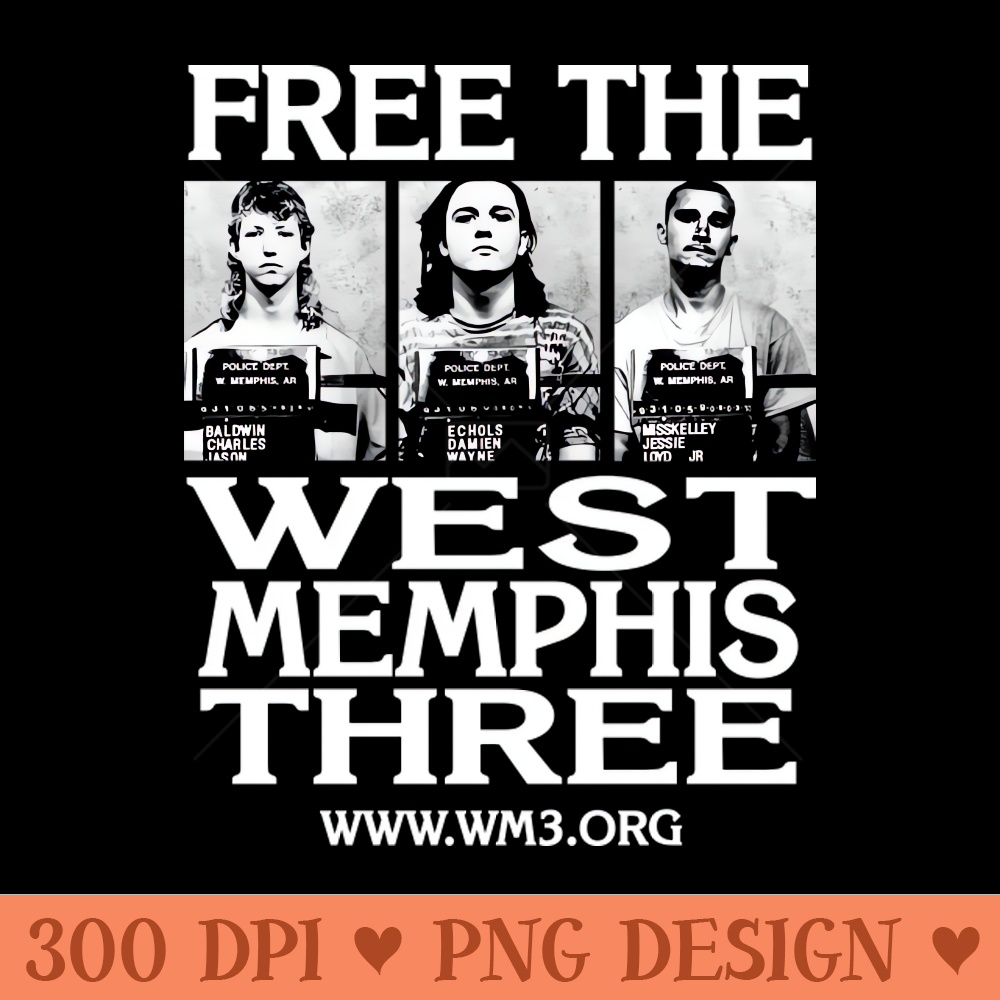 Free the West Memphis - High-Quality PNG Download - High Quality 300 DPI