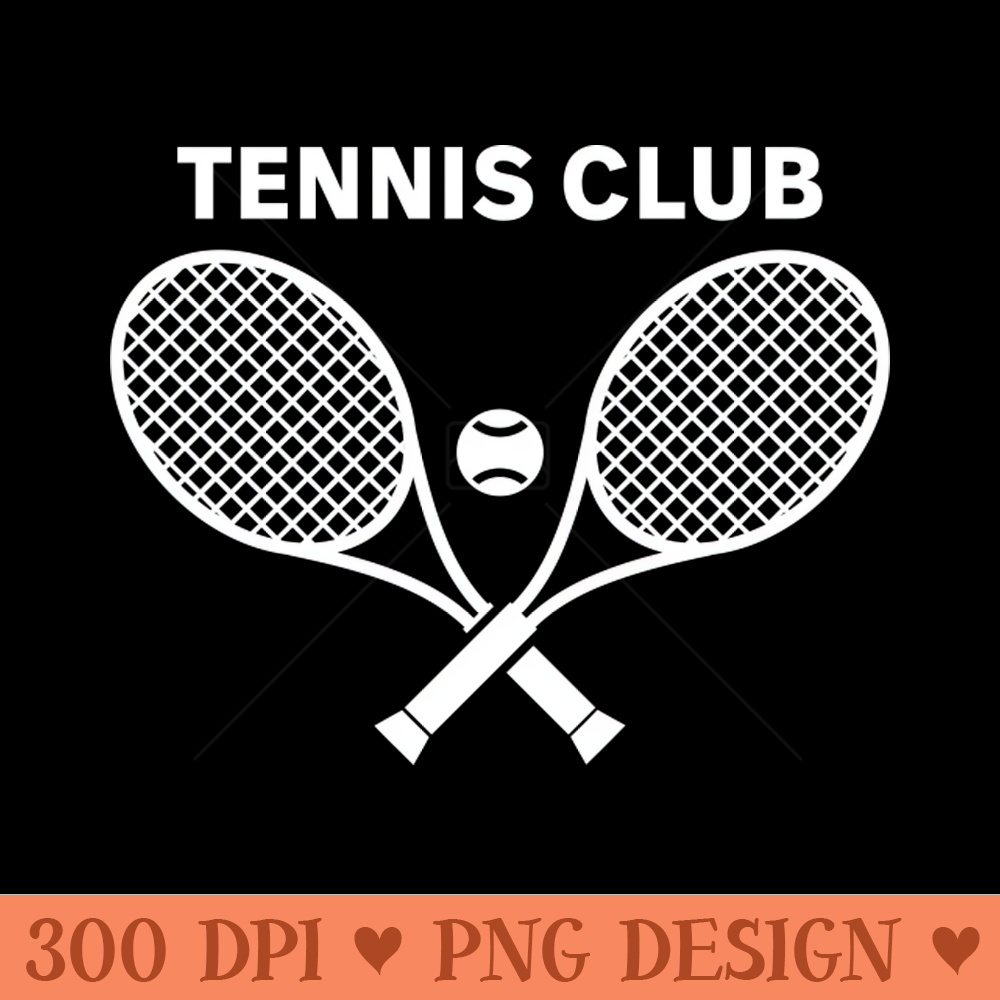 Tennis Club - PNG Designs - Unique