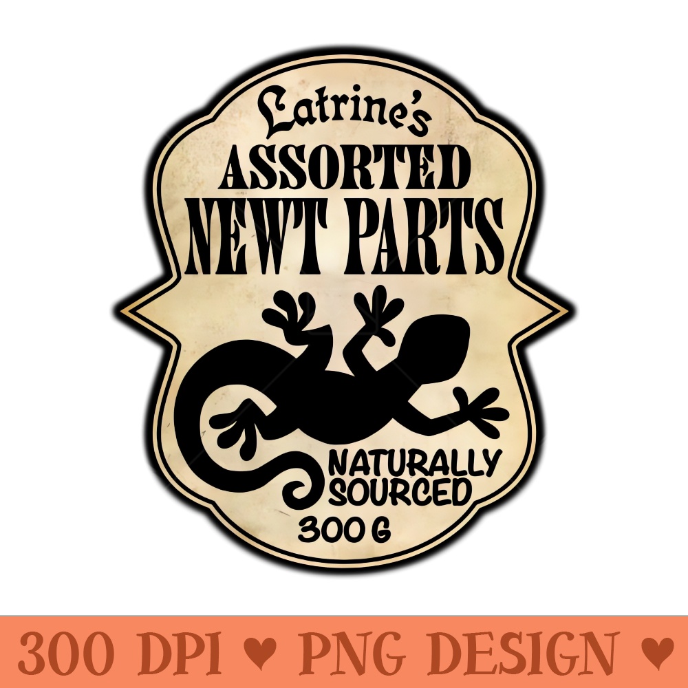 Latrine's Newt Parts - Download PNG Graphics - Professional Design
