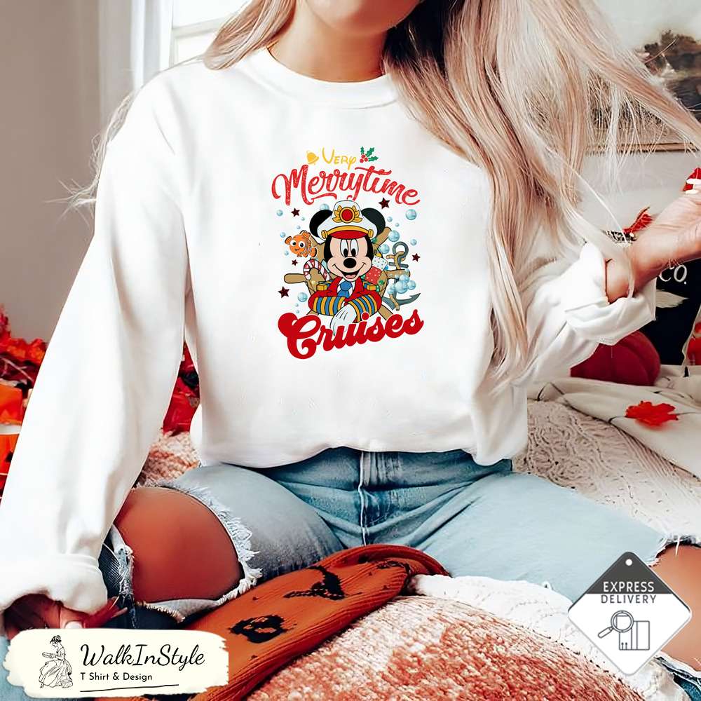 Disney Character Very Merrytime Cruises Sweatshirt - Viralustee.jpg