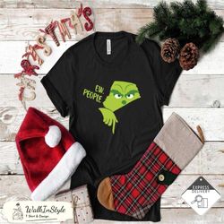 ew people grinch smiling face shirt