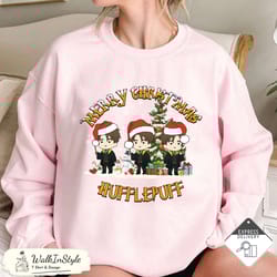 merry christmas hufflepuff sweatshirt