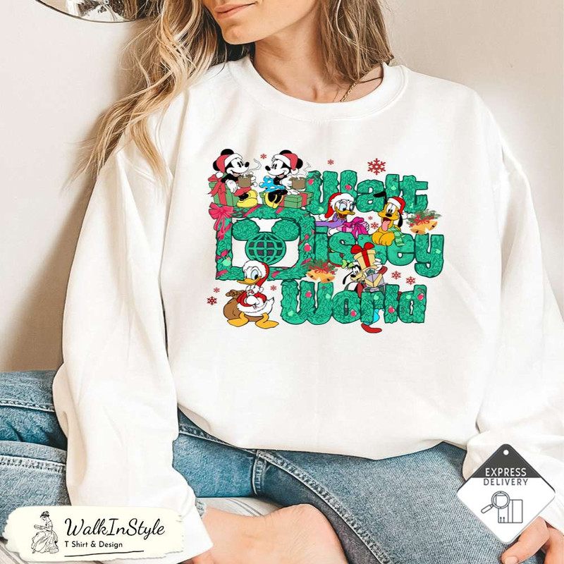 Mickey and Friends Walt Disney World Christmas Shirt - Viralustee.jpg
