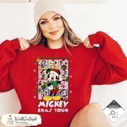 mickey eras tour christmas sweatshirt