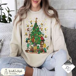 the peanuts snoopy charlie christmas sweatshirt