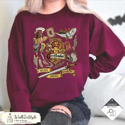 vintage gryffindor harry potter crewneck sweatshirt