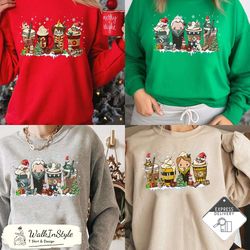 vintage harry potter 4 house coffee house christmas sweatshirt