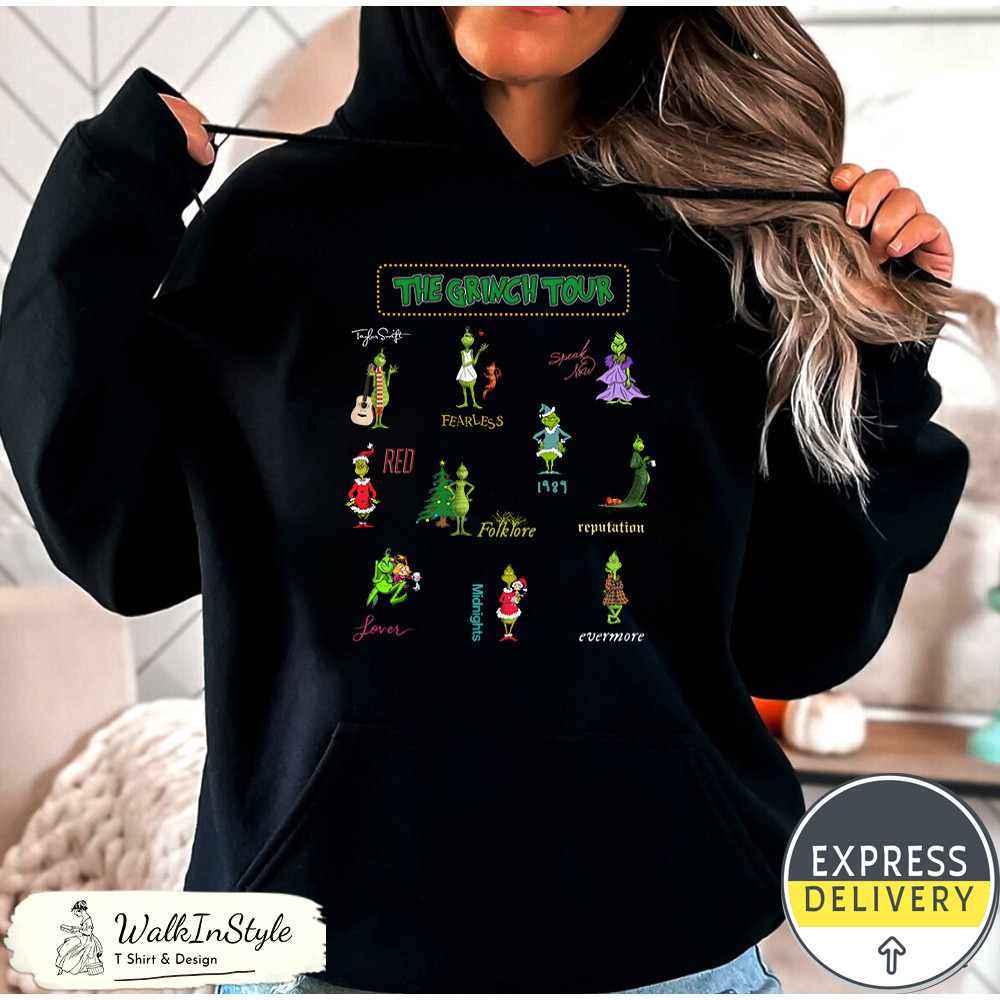 The Grinch Tour Sweatshirt , Christmas Gift For Swifties - Viralustee.jpg