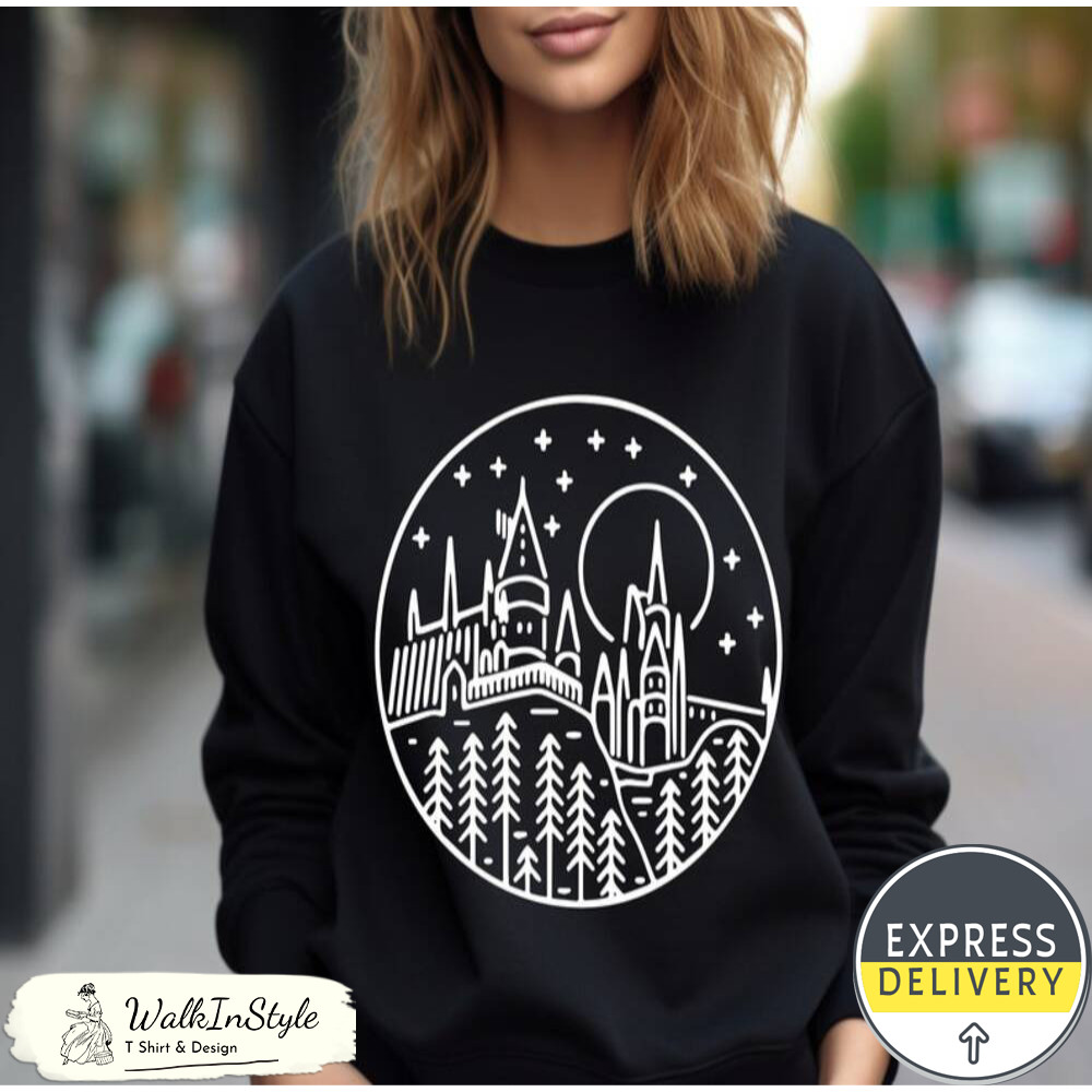 Wizard Castle Hogwarts Harry Potter Sweatshirt - Viralustee.jpg