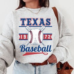 90s vintage texas crewneck, vintage unisex sweatshirt, gift for fan baseball club